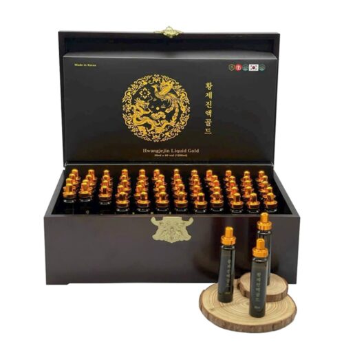 Nước Chiết Xuất Hồng Sâm Đông Trùng Hoàng Đế Liquid Gold 20ml x 60 Lọ