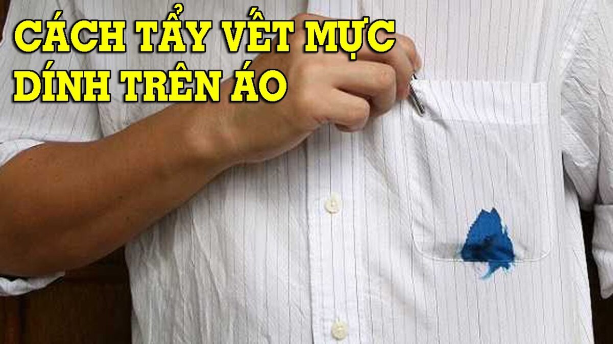 8 cách tẩy vết mực trên quần áo đơn giản tại nhà