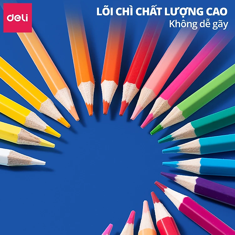 Bút Chì Màu Gốc Nước Cao Cấp Deli