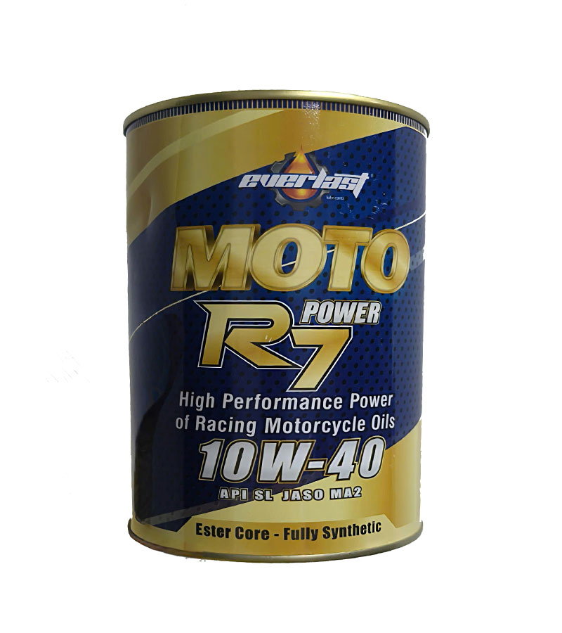 Dầu nhớt MOTO R7 10W40 SL 0.8L