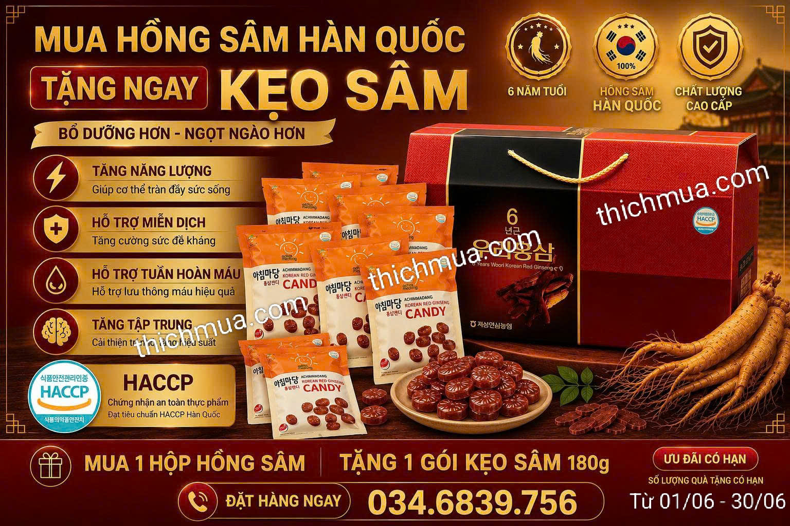 Nước Hồng Sâm Hàn Quốc 6 năm tuổi