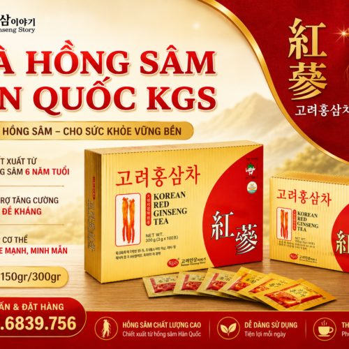 TRÀ HỒNG SÂM HÀN QUỐC
